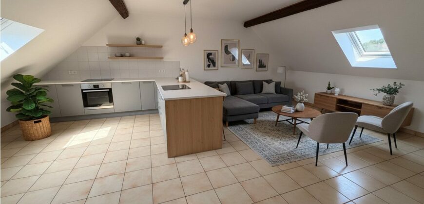 Appartement avec chambre et stationnement